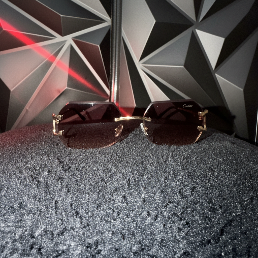 Cartier Rimless Dark Brown